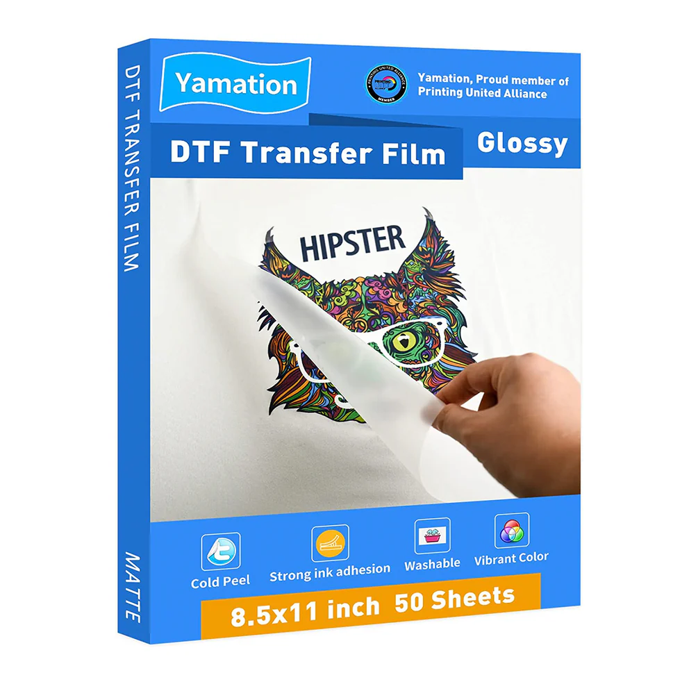 Yamation DTF Transfer Film Glossy: The #1 Choice for High-Quality, Vibrant Transfers